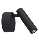 Kinkiety do czytania - Luces Exclusivas BADAJOZ Do czytania Ruchoma LED 3W 190lm 3000K czarny mat LE42247 - product 1