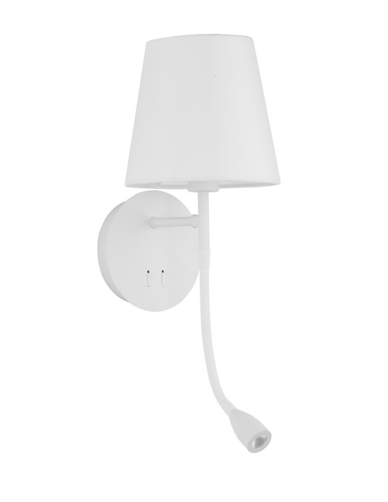 Kinkiety do czytania - Luces Exclusivas BRAGADO Ścienna LED 3W 180lm 3000K / biały LE42268 - produkt kolory-swiatla.pl 1