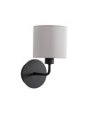 Luces Exclusivas CABELLO Kinkiet 1xLED E14 czarny/szary LE42274