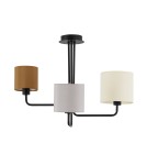 Żyrandole nowoczesne - Luces Exclusivas CABELLO Wisząca 3xLED E14 czarny/szary/brązowy LE42275 - product 1