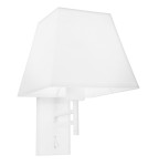 Kinkiety - Luces Exclusivas CAFETAL Ścienna 1xE27 LED biały LE42278 - product 1