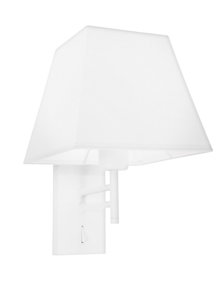 Kinkiety - Luces Exclusivas CAFETAL Ścienna 1xE27 LED biały LE42278 - produkt kolory-swiatla.pl 1