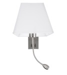 Kinkiety do czytania - Luces Exclusivas CACERES Ścienna LED 3W 190lm 3000K/ nikiel/biały LE42280 - product 1