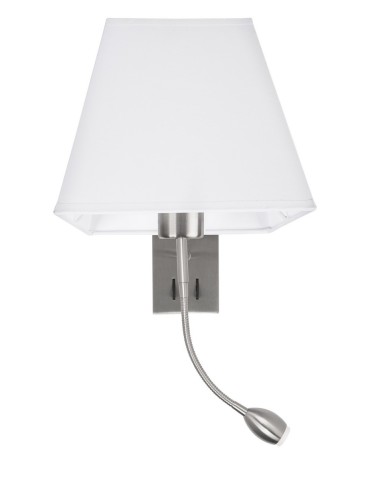 Luces Exclusivas CACERES Ścienna LED 3W 190lm 3000K/ nikiel/biały LE42280