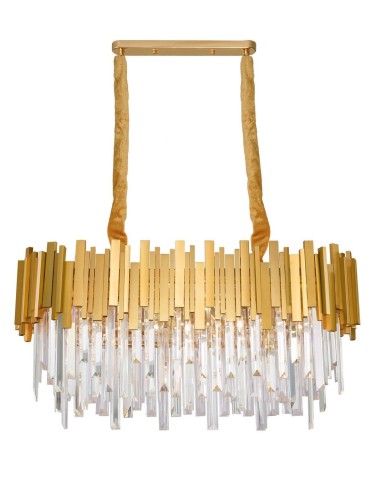 Luces Exclusivas CAMPANA Wisząca 8xLED E14 złoty LE42289
