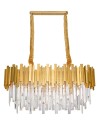 Luces Exclusivas CAMPANA Wisząca 8xLED E14 złoty LE42289