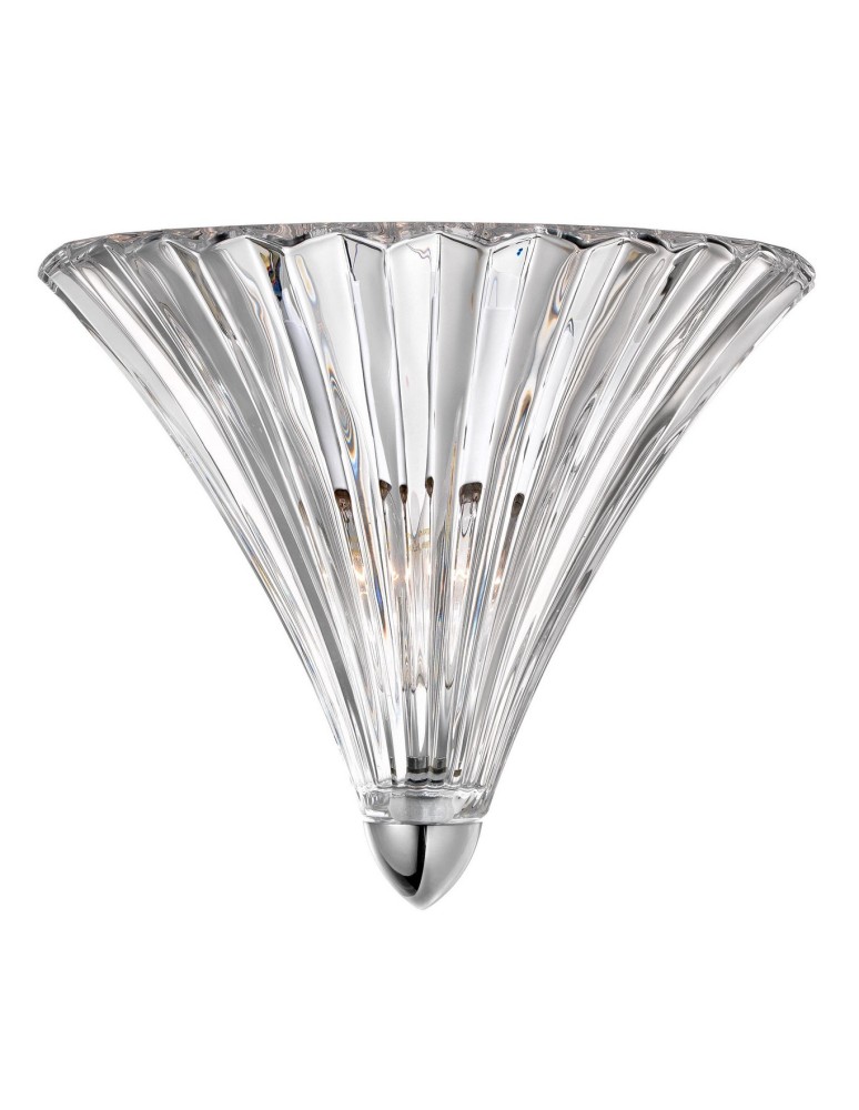 Kinkiety - Luces Exclusivas CASEROS Ścienna 1xE14 LED transparentny/chrom LE42304 - produkt kolory-swiatla.pl 1