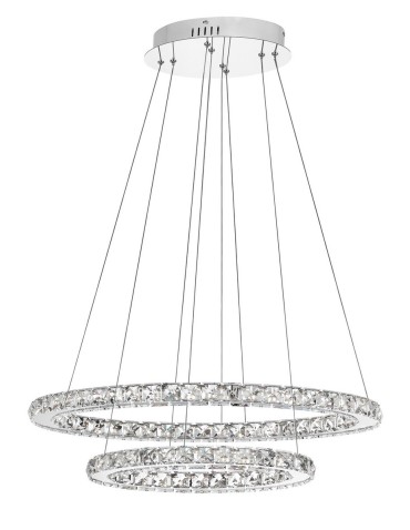Luces Exclusivas CEDEIRA Wisząca LED 40W 2400lm 3000K chrom LE42313