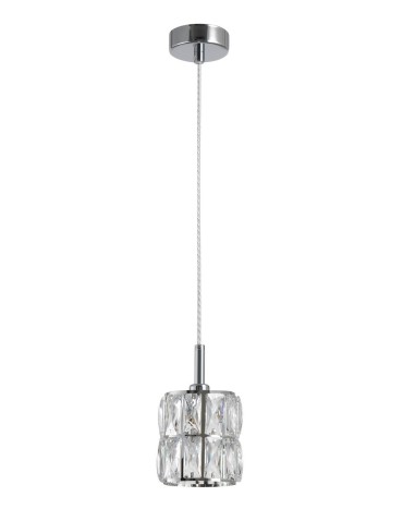 Luces Exclusivas CHARATA Wisząca 1xG9 LED transparentny/chrom LE42323