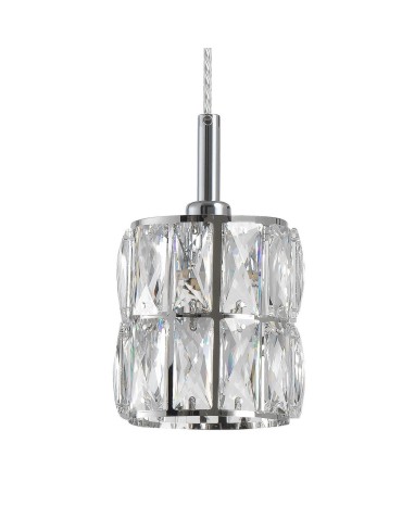 Luces Exclusivas CHARATA Wisząca 1xG9 LED transparentny/chrom LE42323 - product 2