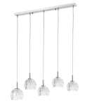 Lampy wiszące na listwie - Luces Exclusivas CONSEJO Wisząca 5xG9 LED transparentny LE42339 - product 1