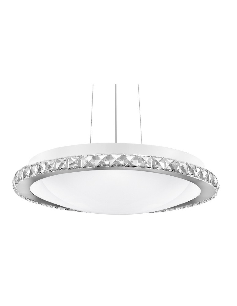 Lampy wiszące - Luces Exclusivas COSQUIN Wisząca 4xE27 LED biały/chrom LE42348 - product kolory-swiatla.pl 2