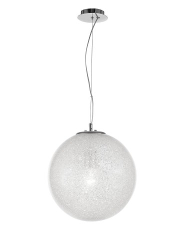 Luces Exclusivas FLANDES Wisząca 1xE27 LED transparentny/chrom LE42363