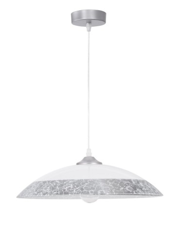Luces Exclusivas FORMOSA Wisząca 1xE27 LED biały/srebrny LE42371