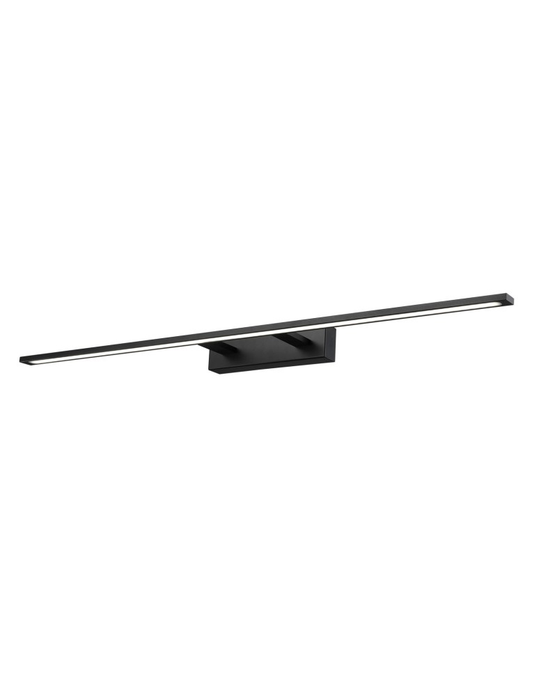 Kinkiety łazienkowe - Luces Exclusivas INIRIDA Ścienna Łazienkowa LED 30W 2422lm 3000K czarny mat IP44 LE42404 - produkt kolory-swiatla.pl 1