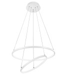Lampy wiszące okręgi - Luces Exclusivas BANOS Wisząca LED 85W 4500lm 3000K Ściemnialna biały LE99322 - product 1