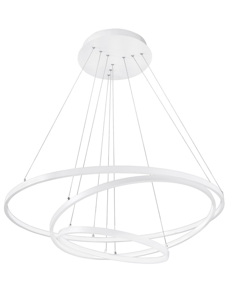 Lampy wiszące okręgi - Luces Exclusivas BANOS Wisząca LED 145W 8100lm 3000K Ściemnialna biały LE99323 - produkt kolory-swiatla.pl 1