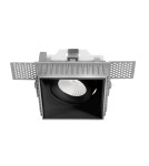 Lampy podtynkowe bezramkowe - trimless - Luces Exclusivas APARTADO Wpuszczana do Zabudowy 1xGU10 LED czarny mat LE61372 - product 1