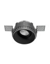 Luces Exclusivas APARTADO Wpuszczana do Zabudowy 1xGU10 LED czarny mat LE61374