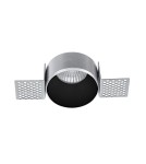 Lampy podtynkowe bezramkowe - trimless - Luces Exclusivas APARTADO Wpuszczana do Zabudowy 1xGU10 LED czarny mat LE61376 - product 1