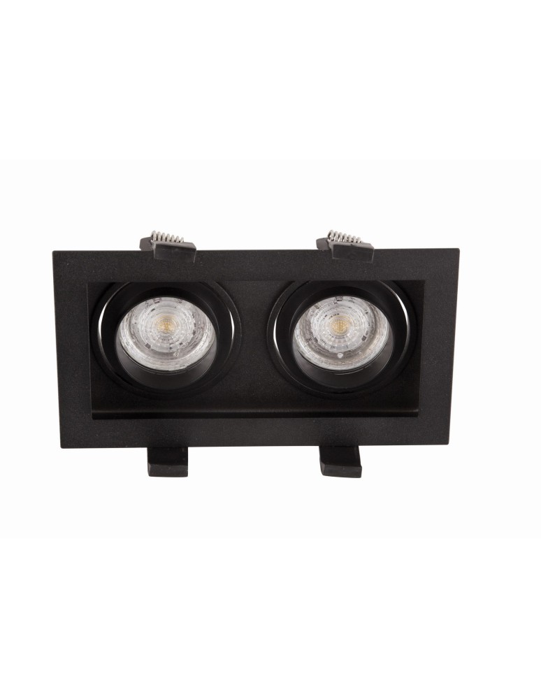 Lampy podtynkowe - oczka - Luces Exclusivas ARROYITO Wpuszczana 1xGU10 LED czarny LE61384 - produkt kolory-swiatla.pl 1