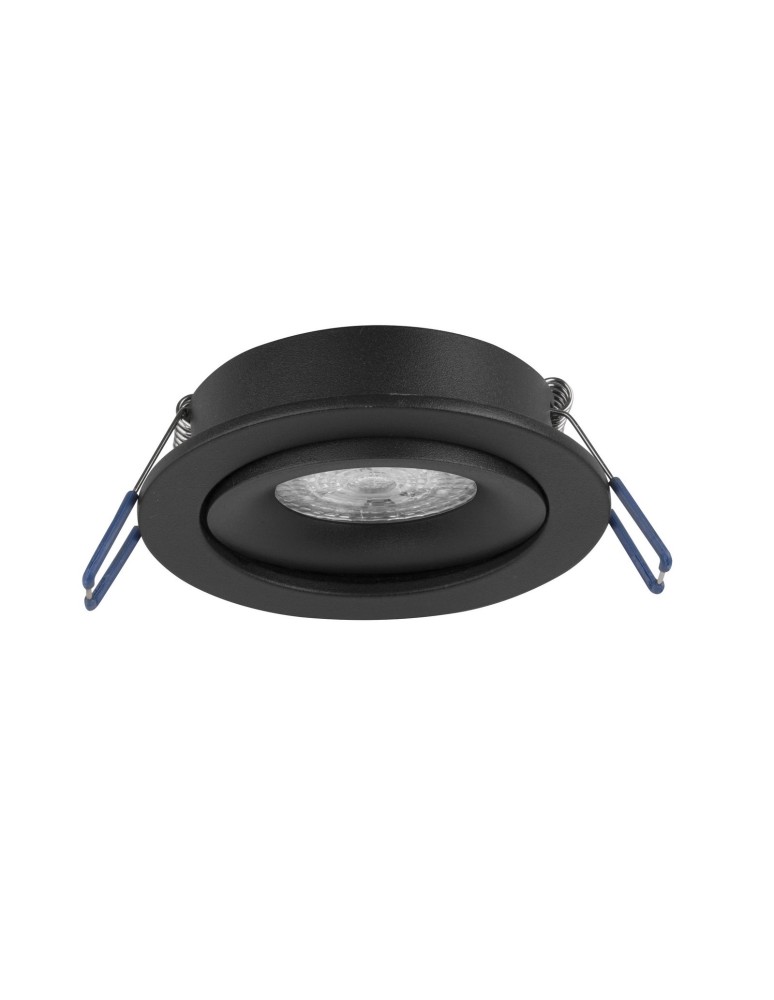 Lampy podtynkowe - oczka - Luces Exclusivas BENIDORM Wpuszczana Wychylna 1xGU10 LED czarny LE61400 - produkt kolory-swiatla.pl 1