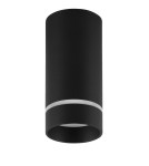 Oprawy sufitowe na wymienne źródło światła - Luces Exclusivas GETAFE Natynkowa 1xGU10 LED czarny LE61440 - product 1