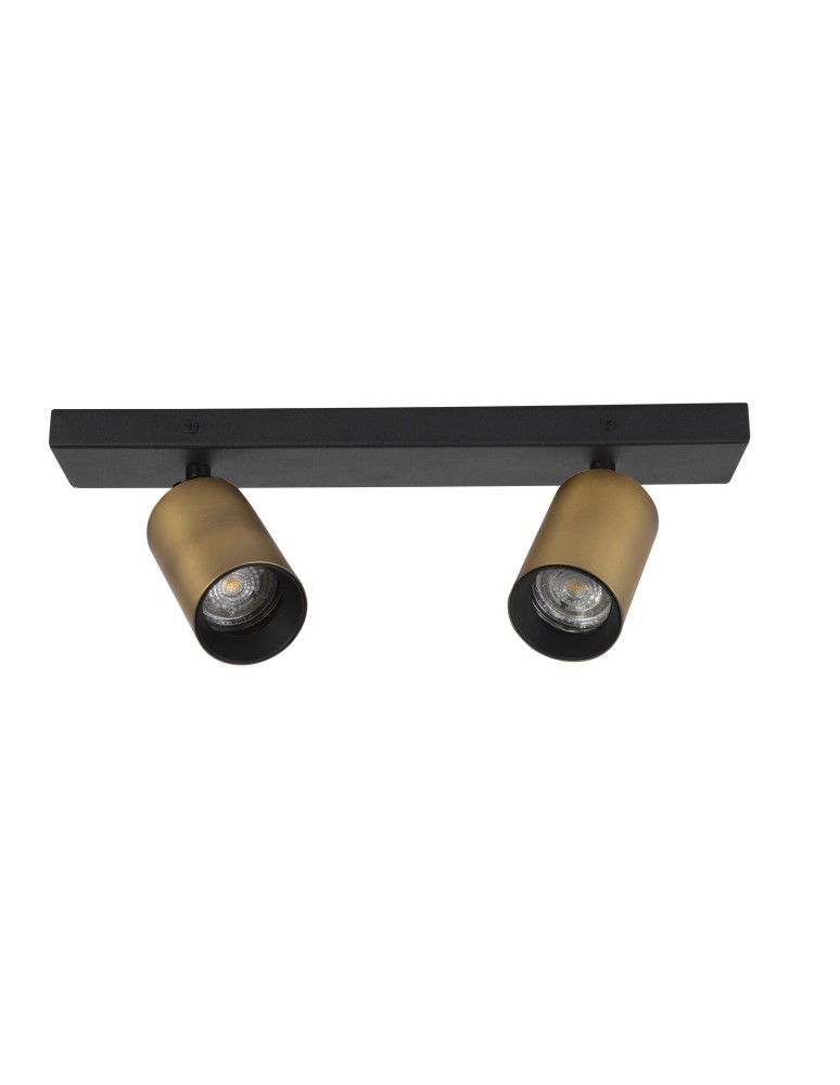 Lampy sufitowe reflektory - Luces Exclusivas COCOROTE Sufitowa 2xGU10 LED złoty/czarny LE61470 - produkt kolory-swiatla.pl 1