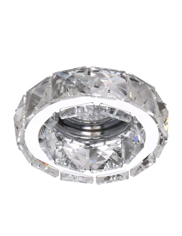 Azzardo ESTER 1 CHROME 1xGU10 Wpuszczana Chrom AZ1449