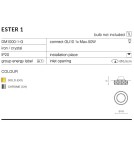 Lampy podtynkowe dekoracyjne - Azzardo ESTER 1 GOLD 1xGU10 Wpuszczana Złoty AZ1450 - product 2