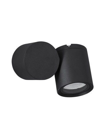 Luces Exclusivas MEJORADA Zewnętrzna Ścienna 1xGU10 LED czarny IP54 LE71324