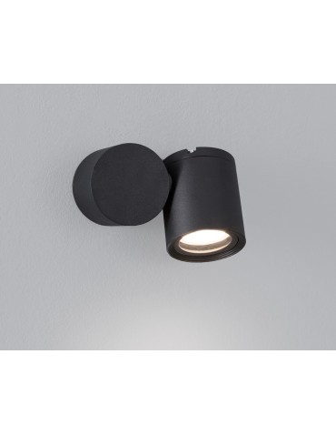 Luces Exclusivas MEJORADA Zewnętrzna Ścienna 1xGU10 LED czarny IP54 LE71324 - produkt 2