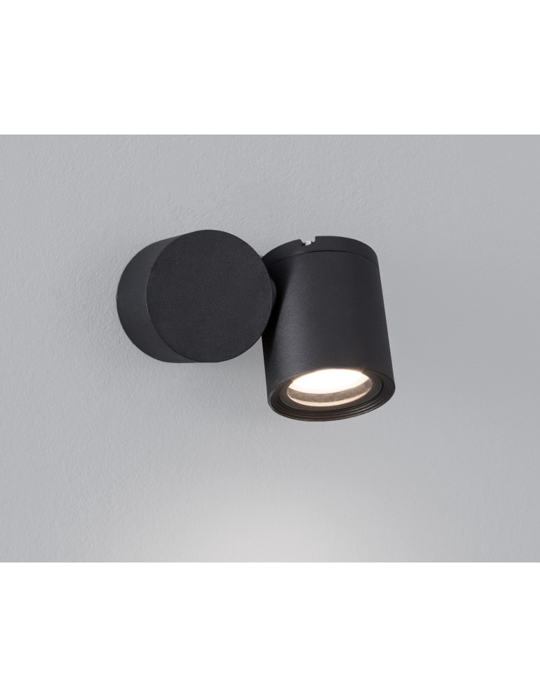 Kinkiety zewnętrzne - Luces Exclusivas MEJORADA Zewnętrzna Ścienna 1xGU10 LED czarny IP54 LE71324 - produkt kolory-swiatla.pl 2