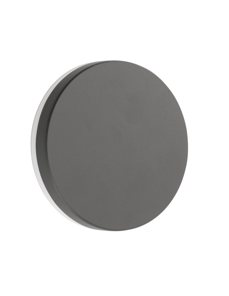 Kinkiety zewnętrzne - Luces Exclusivas MONTERIA Zewnętrzna Ścienna LED 10W 485lm 3000K szary IP54 LE71327 - produkt kolory-swiatla.pl 1