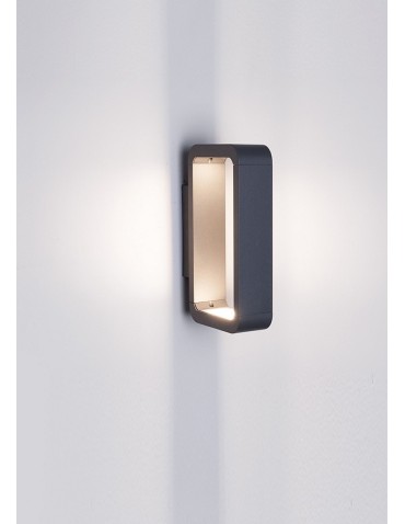 Luces Exclusivas CANUELAS Zewnętrzna Ścienna LED 2x6W 960lm 3000K szary IP54 LE71332
