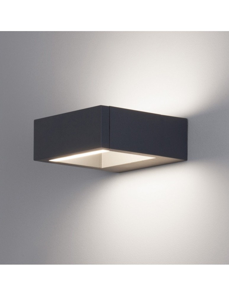 Kinkiety zewnętrzne - Luces Exclusivas MORALEJA Zewnętrzna Ścienna LED 7W 560lm 3000K szary IP54 LE71336 - produkt kolory-swiatla.pl 1
