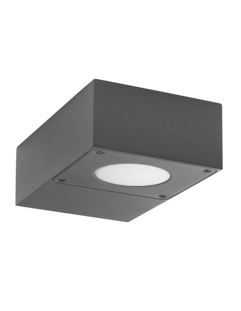 Kinkiety zewnętrzne - Luces Exclusivas MOSQUERA Zewnętrzna Ścienna LED 6Watt 300lm 3000K szary IP54 LE71339 - produkt kolory-swiatla.pl 1