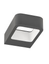 Luces Exclusivas MOSTOLES Zewnętrzna Ścienna LED 6W 360lm 3000K szary IP54 LE71340