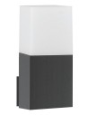 Luces Exclusivas PAMPLONA Zewnętrzna Ścienna 1xE27 LED szary/biały IP54 LE71347