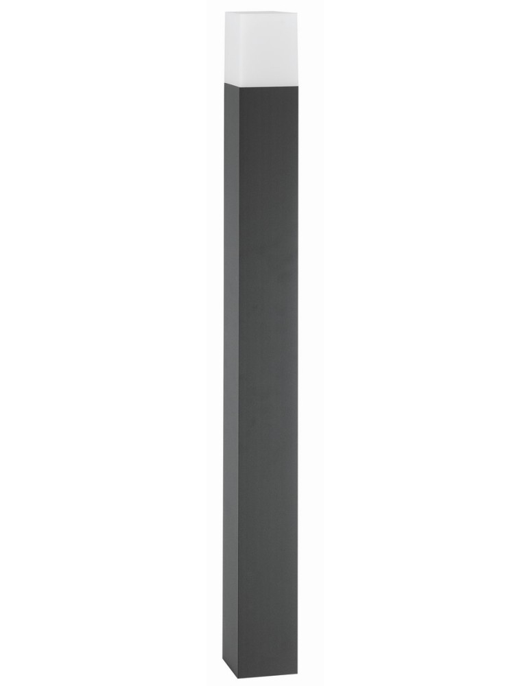 Lampy ogrodowe stojące - Luces Exclusivas PAMPLONA Zewnętrzna Stojąca 1xE27 LED szary/biały IP54 LE71348 - produkt kolory-swiatla.pl 1