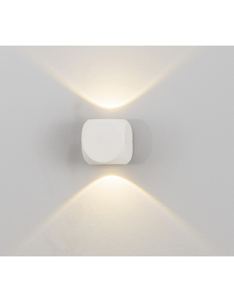 Kinkiety zewnętrzne - Luces Exclusivas QUILLOTA Zewnętrzna Ścienna LED 2x2W 285lm 3000K biały IP54 LE71364 - produkt kolory-swiatla.pl 1