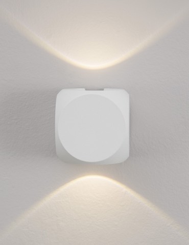 Luces Exclusivas QUILLOTA Zewnętrzna Ścienna LED 2x2W 285lm 3000K biały IP54 LE71364 - produkt 2