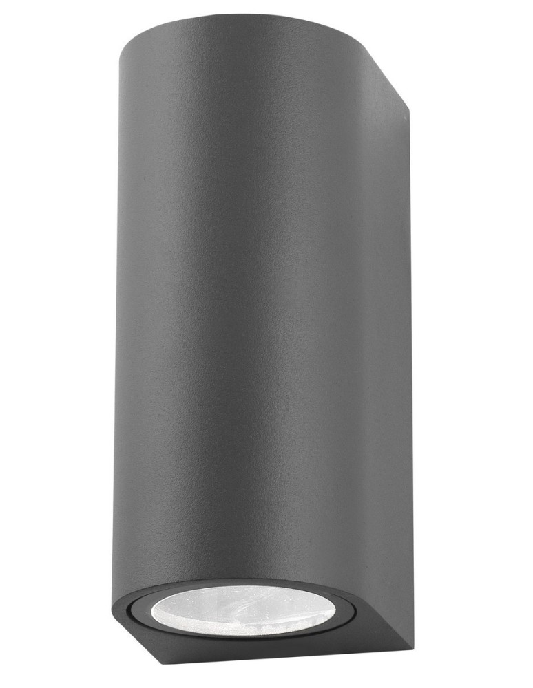 Kinkiety zewnętrzne - Luces Exclusivas RANCAGUA Zewnętrzna Ścienna 2xGU10 LED szary IP54 LE71378 - produkt kolory-swiatla.pl 1