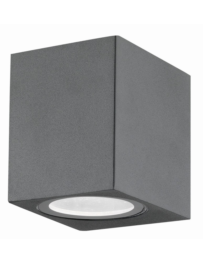 Kinkiety zewnętrzne - Luces Exclusivas RANCAGUA Zewnętrzna Ścienna 1xGU10 LED szary IP54 LE71379 - produkt kolory-swiatla.pl 1