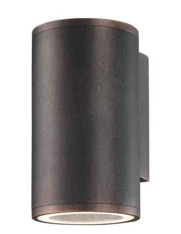 Luces Exclusivas RIOHACHA Zewnętrzna Ścienna 1xGU10 LED antyczny brąz IP54 LE71386