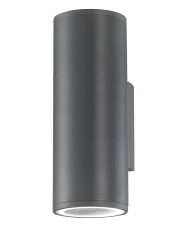 Luces Exclusivas RIOHACHA Zewnętrzna Ścienna 2xGU10 LED ciemnoszary IP54 LE71387