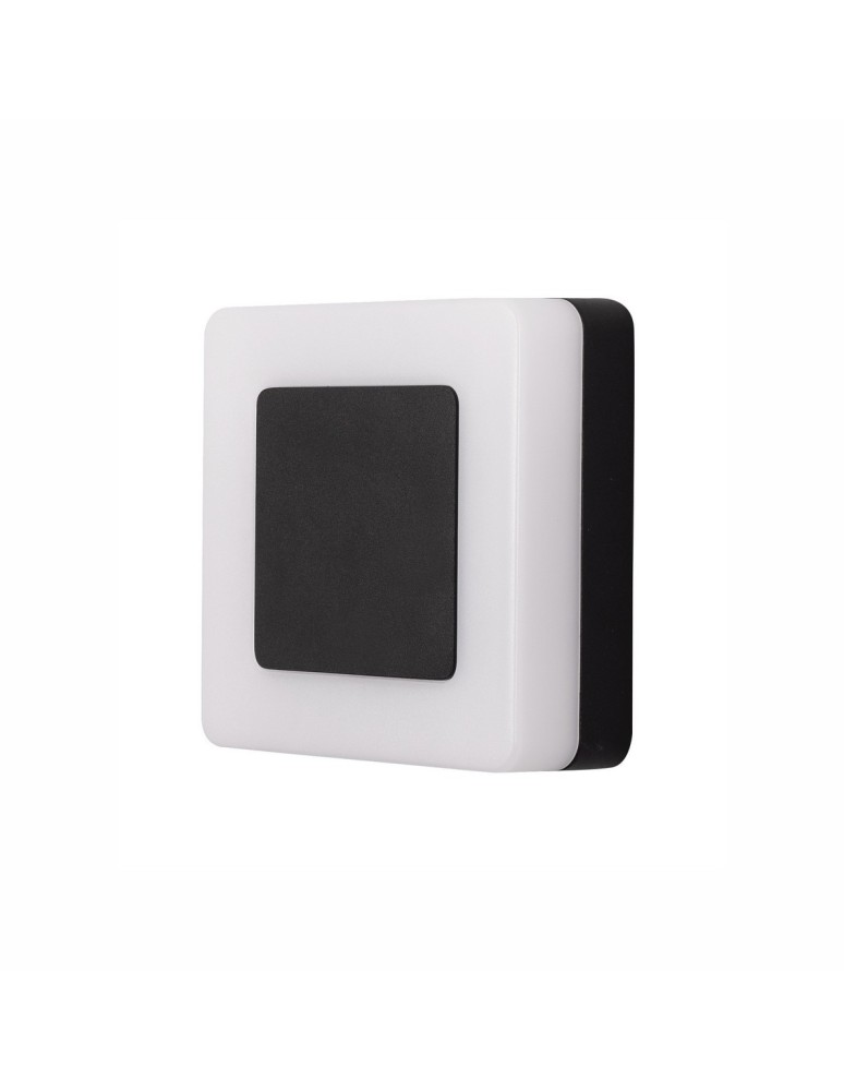 Kinkiety zewnętrzne - Luces Exclusivas SABANETA Zewnętrzna Ścienna LED 9W 620lm 3000K czarny/biały IP65 LE71397 - produkt kolory-swiatla.pl 1