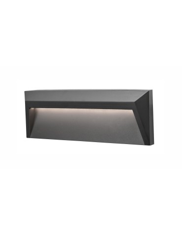 Luces Exclusivas ALAVA Zewnętrzna Ścienna LED 1.6W 100lm 3000K ciemnoszary IP65 LE71431