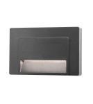 Lampy do oświetlania ścieżek - Luces Exclusivas ALAVA Zewnętrzna Ścienna LED 1.2W 90lm 3000K ciemnoszary IP65 LE71433 - product 1
