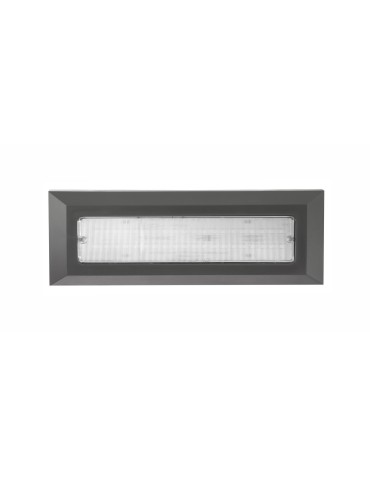 Luces Exclusivas TERRASSA Zewnętrzna Ścienna LED 4Watt 320lm 3000K ciemnoszary IP54 LE71434
